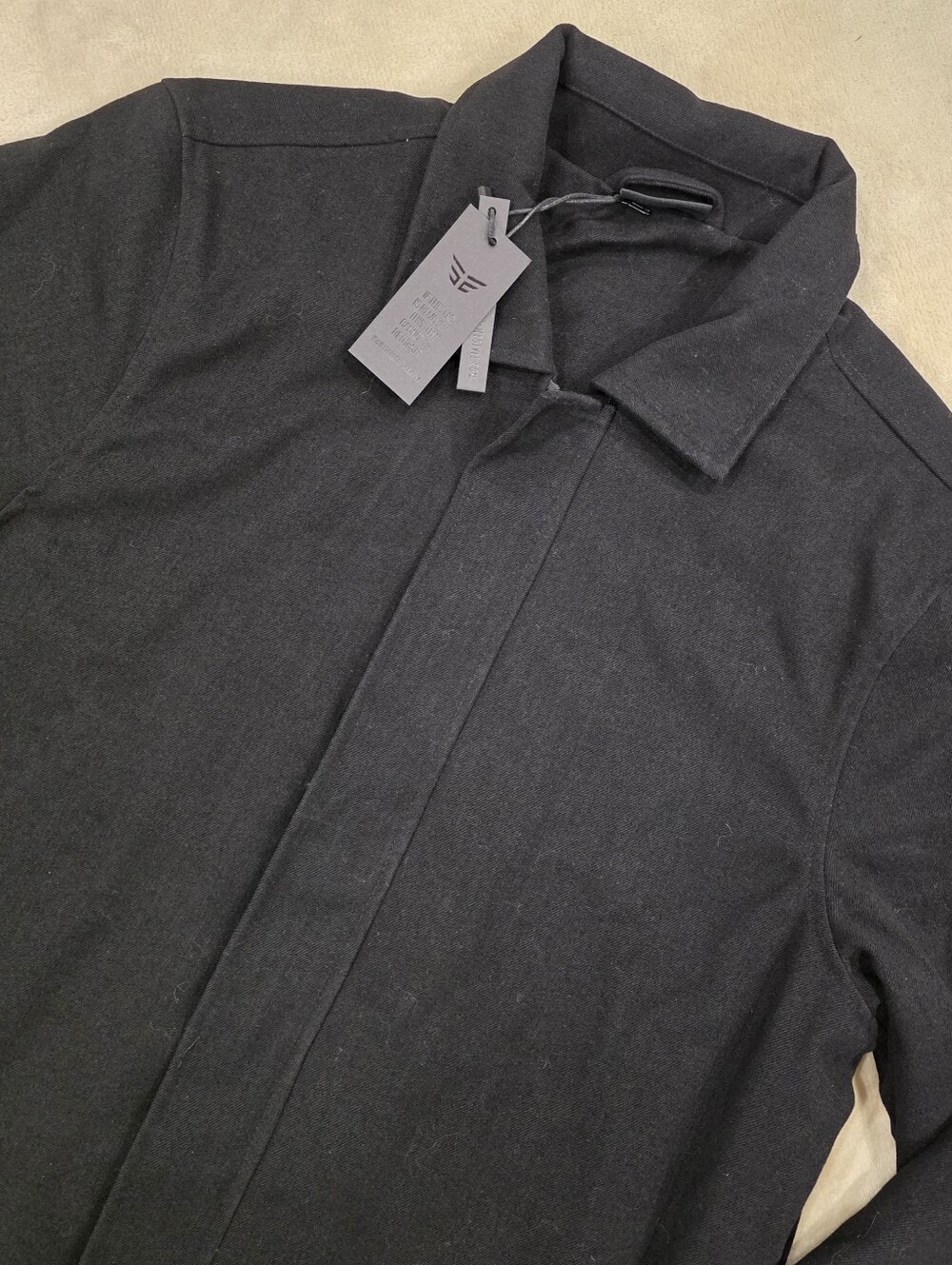 Edge Lifestyle Jacket Men's Medium Black Oslo Zip Up Insulated Breathable NWT